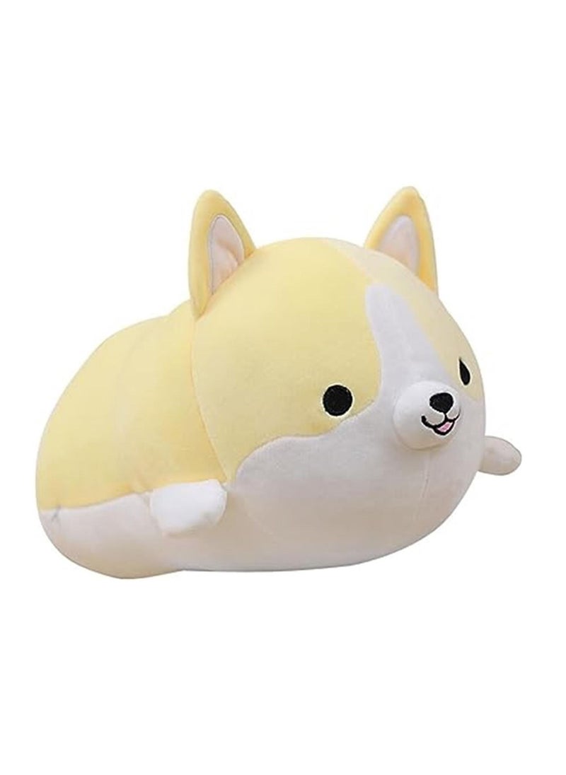 Corgi Dog Plush Pillow, Soft Cute Shiba Inu Akita Stuffed Animals Toy Gifts (Yellow, 11.8/19.6 in)  - Image 1