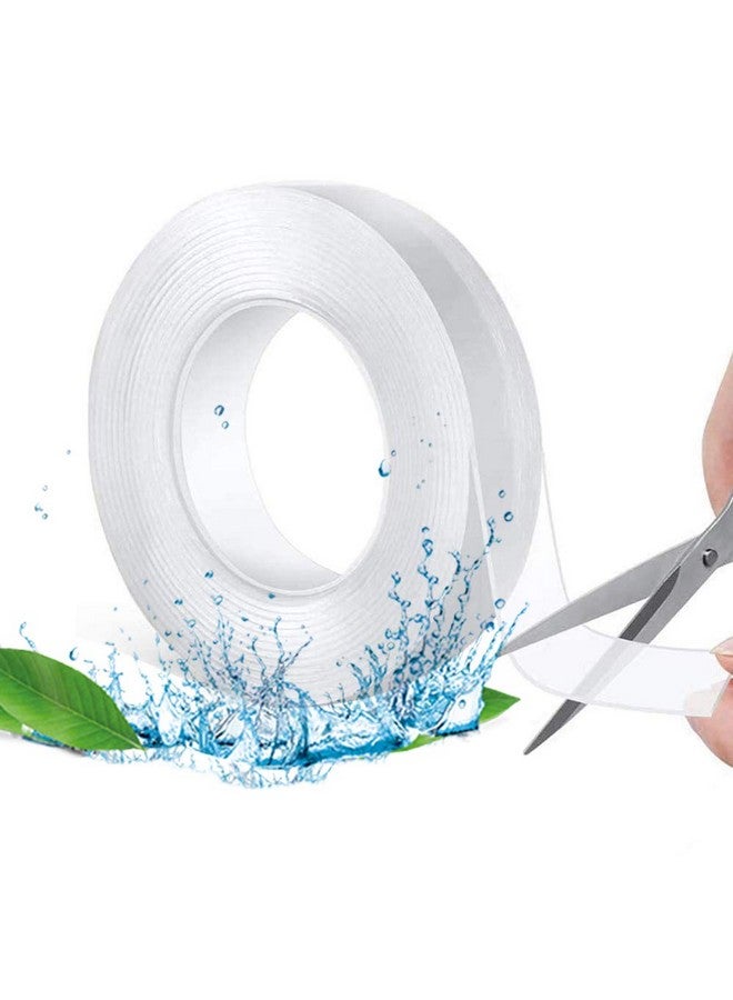 MSDADA Nano Double Sided Tape,No-Trace Removable Washable Nano Strong Gel Anti-Slip Adhesive Carpet Rug Tape, fit for Wall,Kitchen,Paste Photos & fix Carpet mats etc 3M(9.85ft) - Image 1