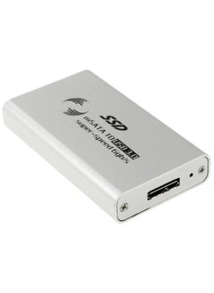BURAQ 6gb/s mSATA Solid State Disk SSD to USB 3.0 Hard Disk Case(Silver)  - Image 3
