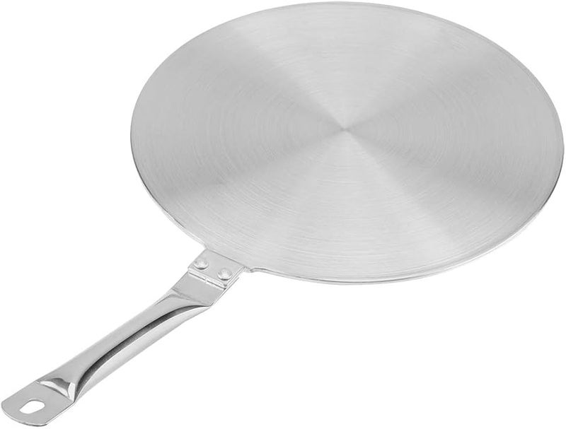 20cm Stainless Steel Heat Diffuser For Gas Induction Cooktops With Handle - Image 1