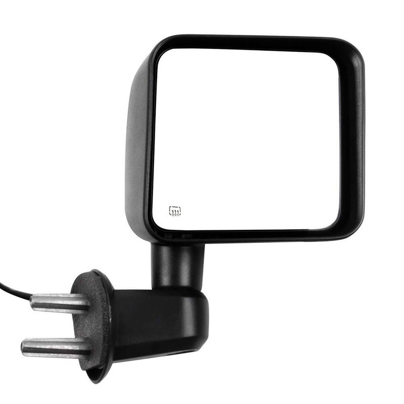 ECCPP Applicable to 20072017 For Jeep Wrangler Manual Folding Heated Passenger Side Mirror