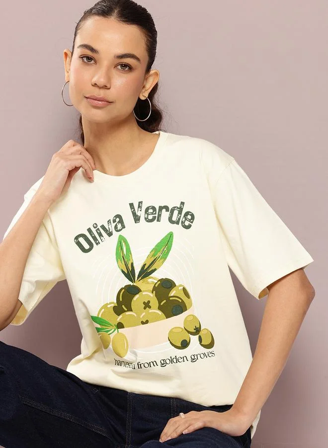 Dillinger Women Oversized Crew Neck T-Shirt