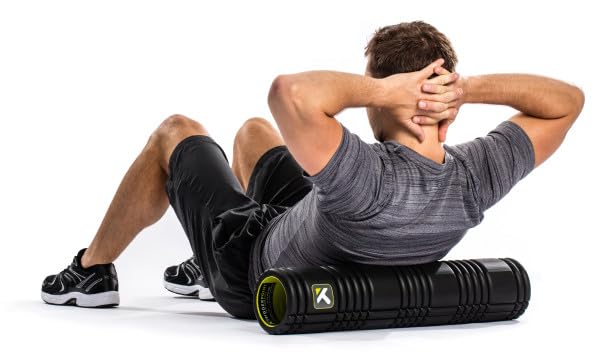 TRIGGERPOINT PERFORMANCE THERAPY GRID Patented Multi-Density Foam Massage Roller Exercise, Deep Tissue&Muscle Recovery Relieves Muscle Pain & Tightness, Improves Mobility & Circulation (26"), Black - Image 3