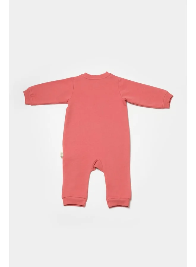 Magu Unisex Baby Cotton Puzzle-Print Romper