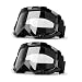 LMAVAG Professional Motorcycle Motocross Goggles 2Pack Dirt Bike ATV Riding Racing Wide vision Glasses AntiFog Scratch Windproof Dustproof Goggles for Adult Youth Kids Clear Lens - Image 2