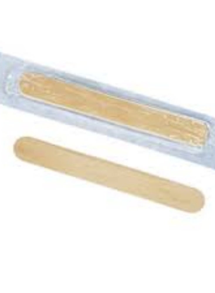 ALKHAIMA 100 PCS Wooden Tongue Depressor Sterile  - Image 4