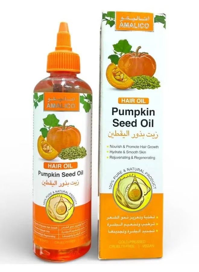 AMALICO Hair Oil Pumpkin Seed Oil 250ml - Image 2