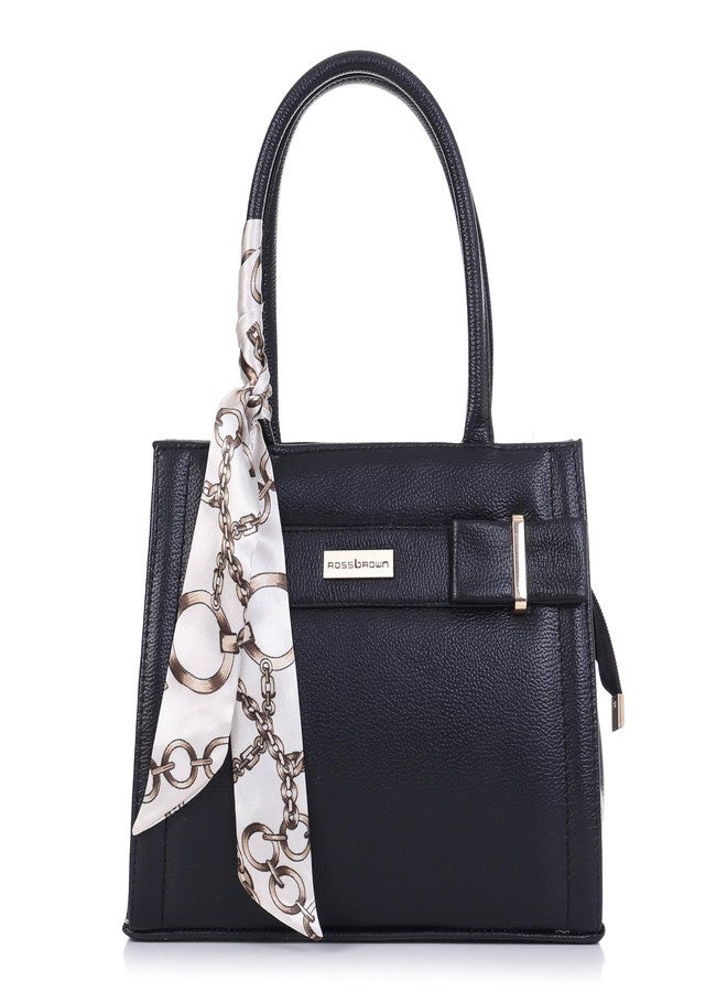 ROSS BROWN Women's Mono Solid Satchel Bag for Women | Satchel Handbag for Women | Ladies purse | Stylish Shoulder Bag | Handbag for women - Image 1