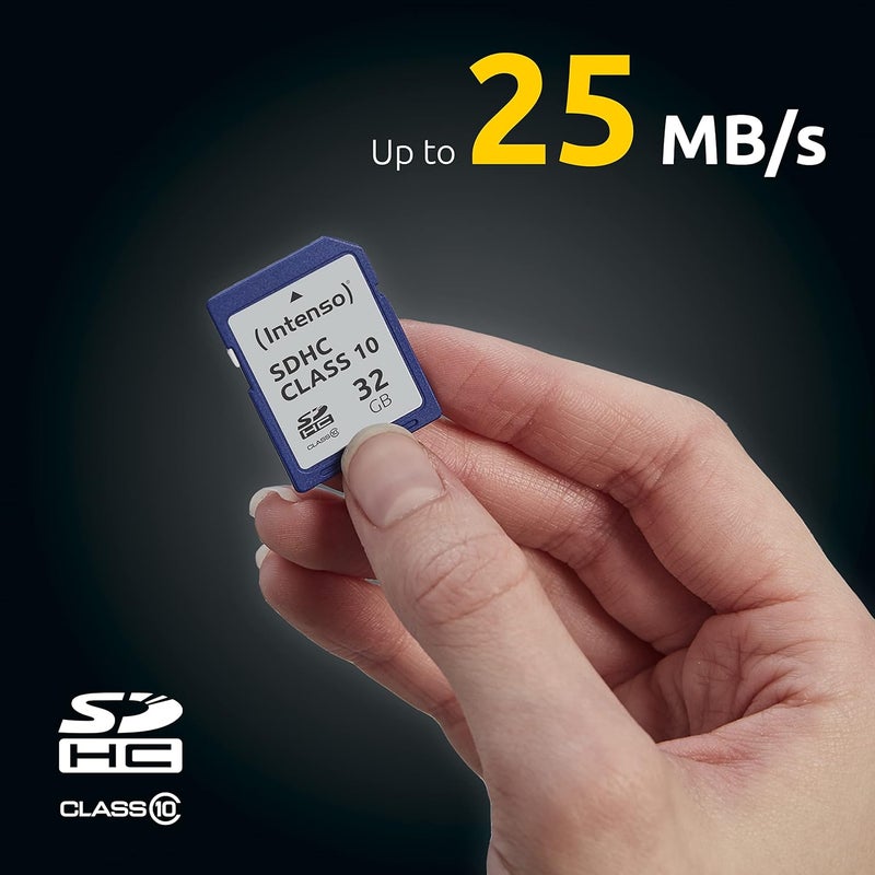 Intenso SDHC Memory Card, Class 10, 32 GB, Blue - Image 3