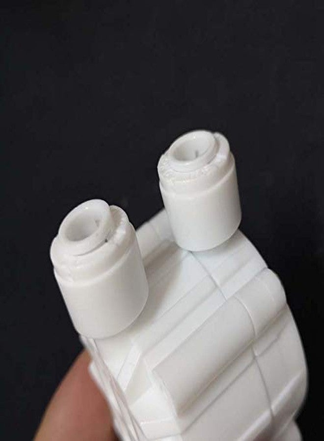 YZM Water Systems 1/4" Automatic Shut Off Valve with Quick Connect white plastic fittings, for RO Reverse Osmosis、Water Filters/Undersink Water Filtration Filters. - Image 3