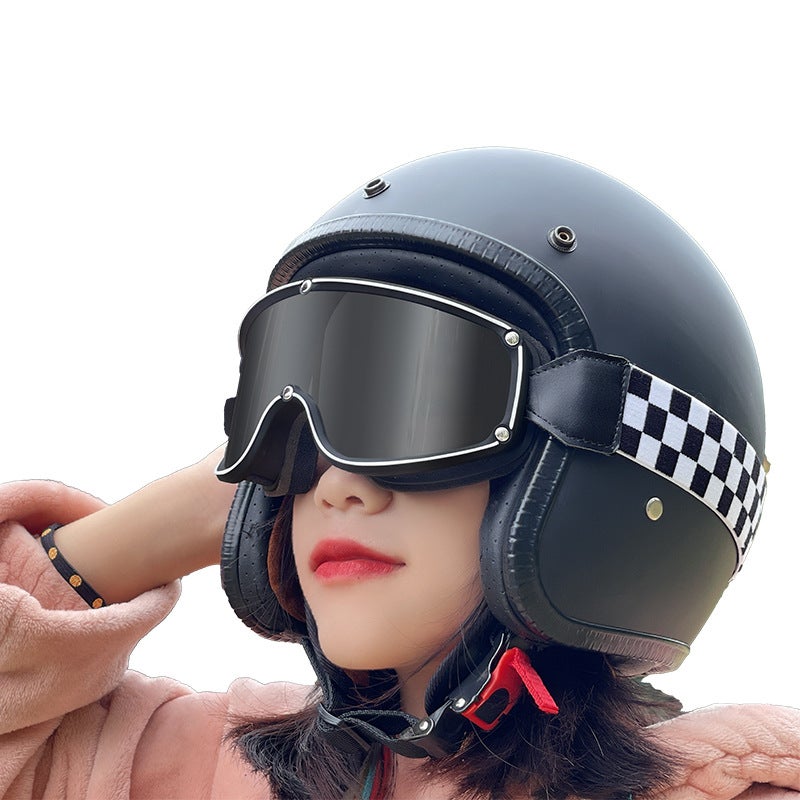 Harley Retro Motorcycle Goggles Windproof Dustproof Ski Glasses - Image 1