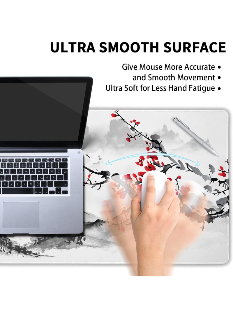 Beauenty Large Desk Mouse Pad, Waterproof Gaming Mouse Pad, 800 x 300 x 3mm,  Gaming Mouse Pad, XXL Desk Mat, Non-Slip Desk Mat, XL Gaming Mouse Pad, Thick Rubber Desk Pad Mouse Pad, Suitable for Gaming, Office, and Home Use - Image 3