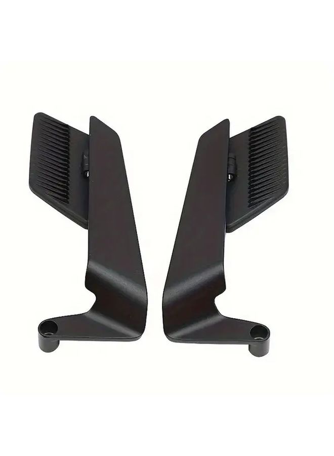 Wide Angle White Rearview Mirror Set With Tools For Motorcycles ATVs Scooters - Image 5