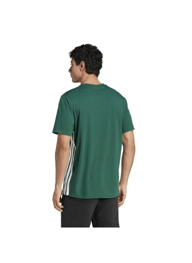 اديداس adidas TR-ES FR 3S T Green Training T-SHIRTS for Men - XS