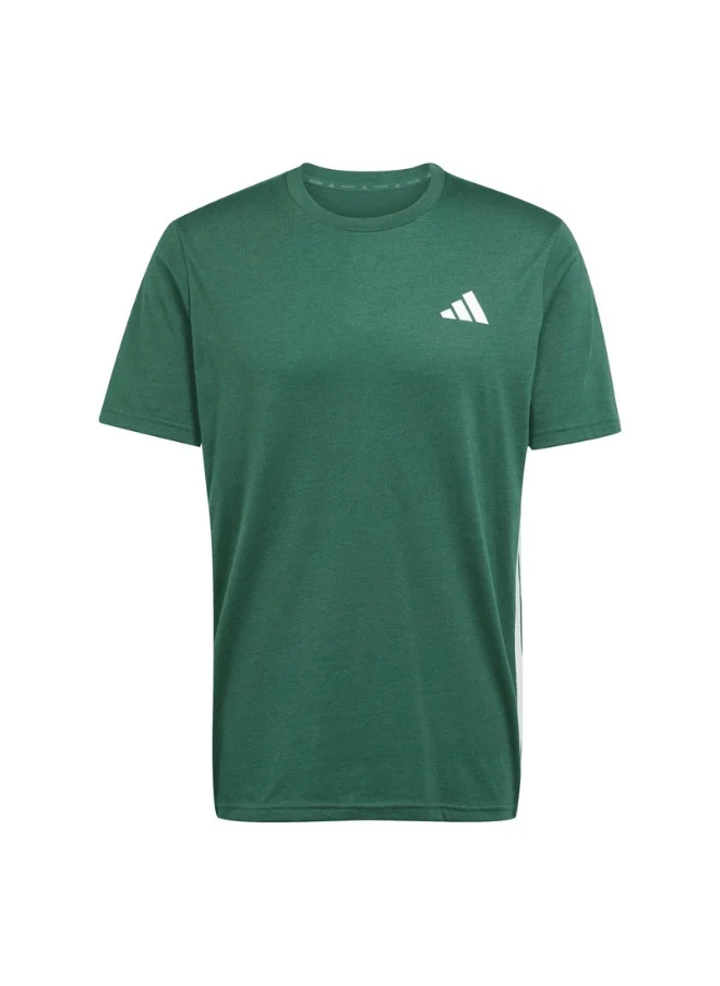 اديداس adidas TR-ES FR 3S T Green Training T-SHIRTS for Men - XS
