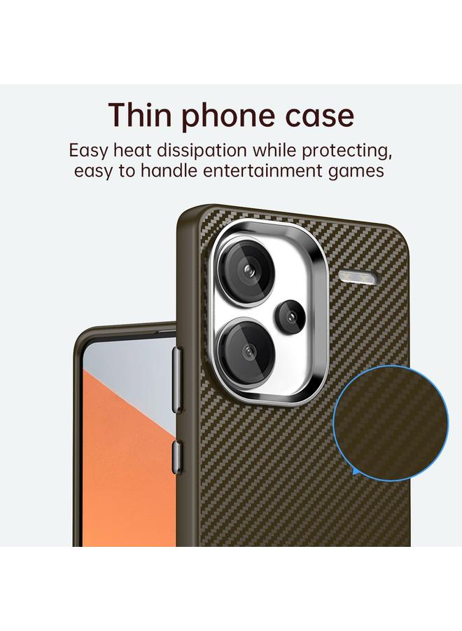 S-TOP Case For Redmi Note 13 Pro+ Carbon Fiber Series IMD Phone Case - Image 5