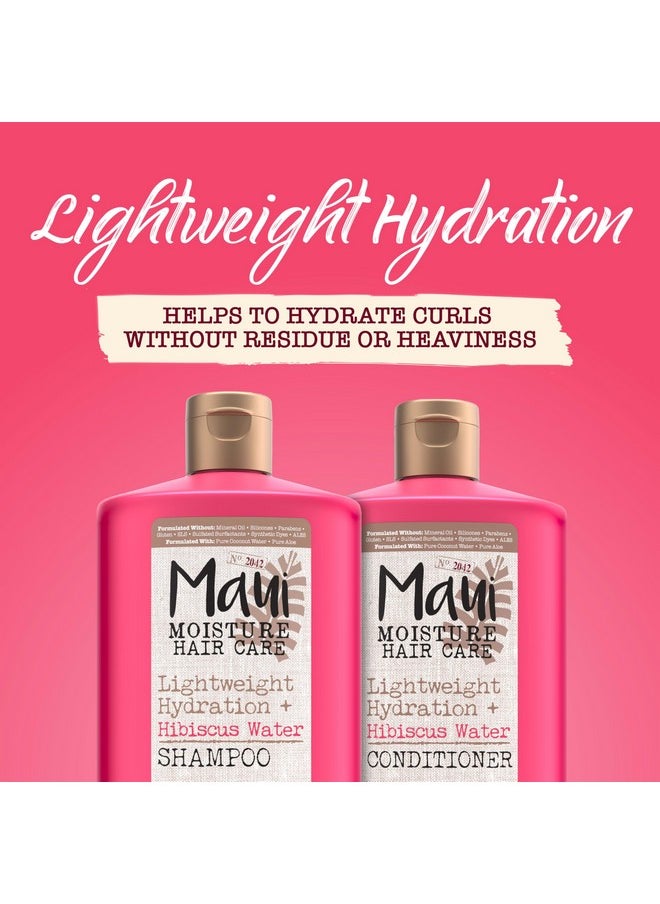 MAUI MOISTURE Maui Moisture Lightweight Hydration + Hibiscus Water Shampoo, Moisturizing Shampoo Softens & Quenches Wavy & Curly Hair with Aloe Vera, Vegan & Sulfate-Free Surfactants, 25.4 fl. oz  - Image 5