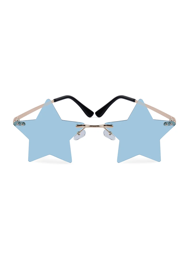 Woggles Ciel Blue Star Sunglasses
