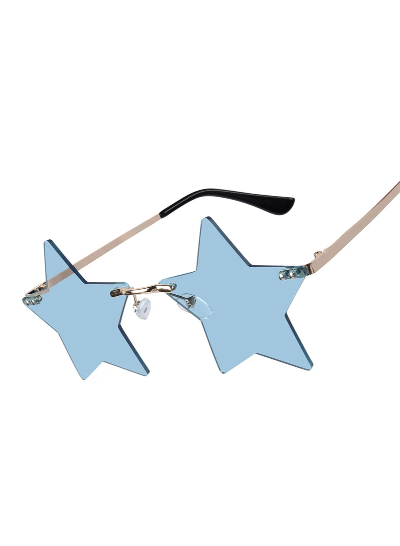 Woggles Ciel Blue Star Sunglasses