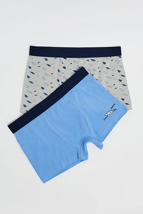 R&B 2 Pack Printed Boxers