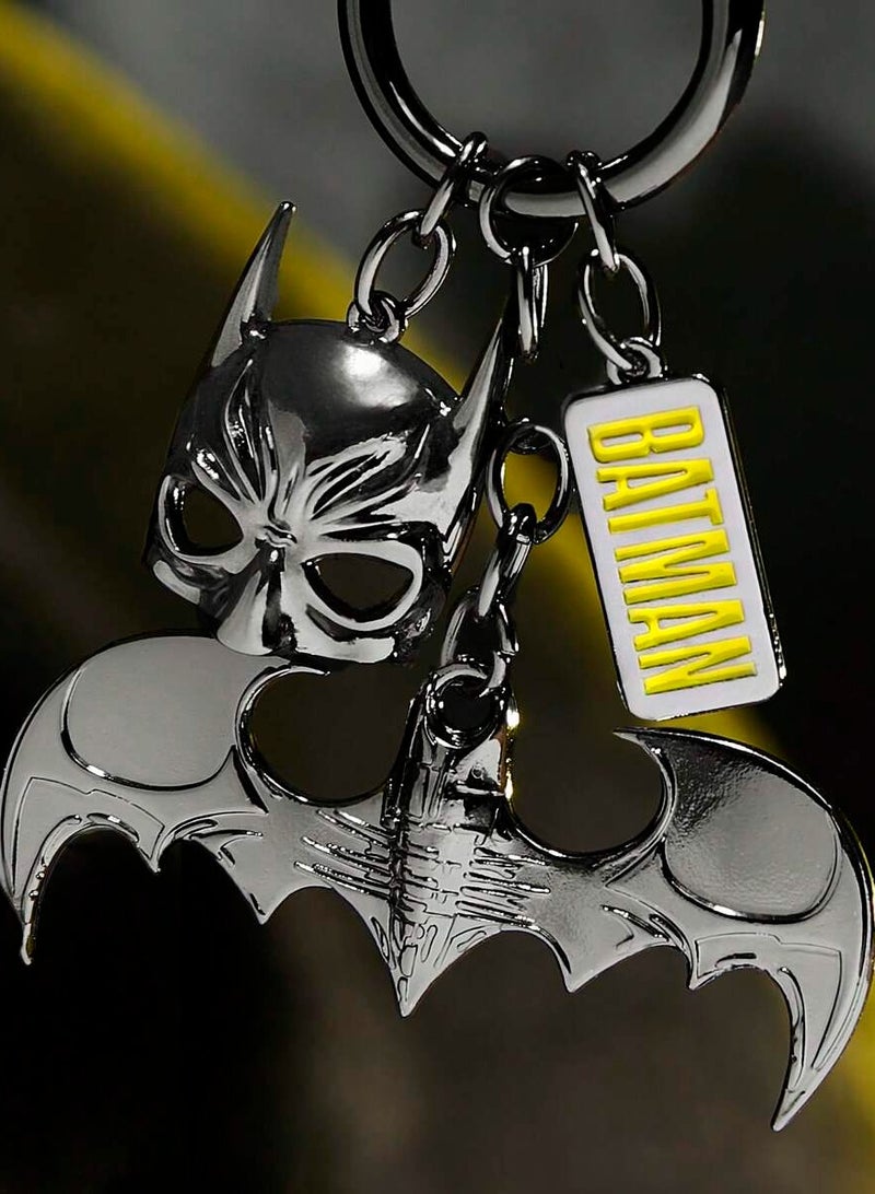 Batman bat and mask logo keychain - Image 3