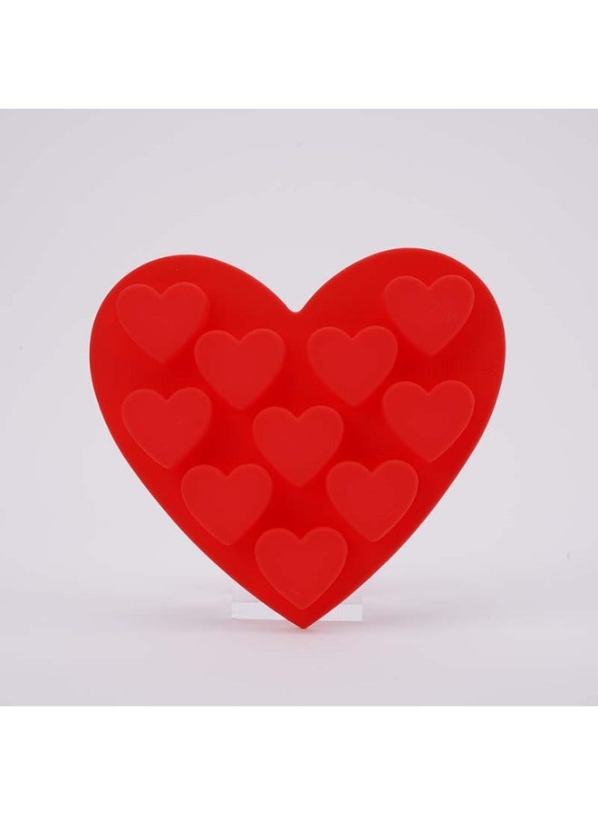 Modern Silicone Baking Mold Heart Shaped Chocolate Ice Cube Cake Mold For Oven Special Export Quality Kitchen Baking Tools-Color:Random - Image 1