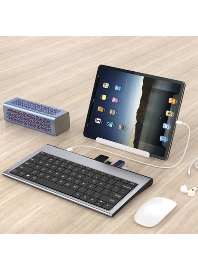 QGeeM Keyboard Expansion Dock 11 In 1typec Docking Station Multi-function Hub Laptop Phablet External - Image 4