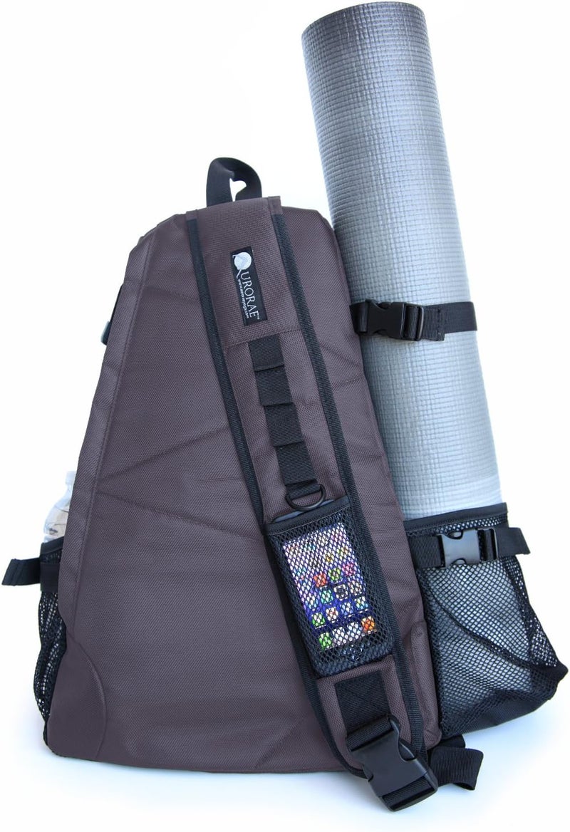 Aurorae Yoga Mat/Gym/Picklleball Cross-body Travel Sling Back Pack. Mat sold separately. - Image 4