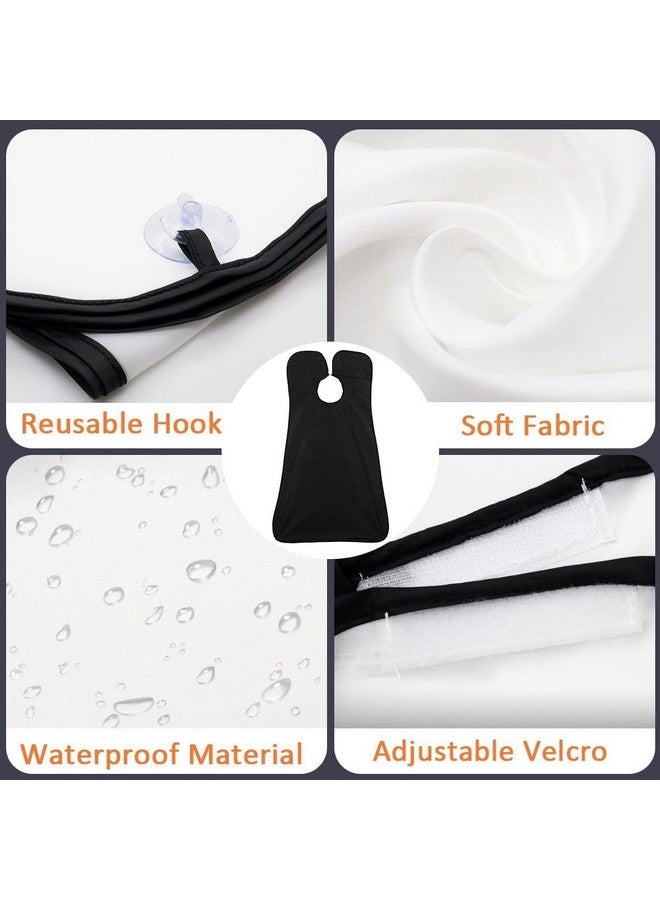 Leaflai Beard Bib Beard Apron Beard Hair Catcher For Men Shaving & Trimming Nonstick Waterproof Beard Cape Grooming Cloth With Suction Cups Birthday Gifts For Men Him Boyfriend - Image 5