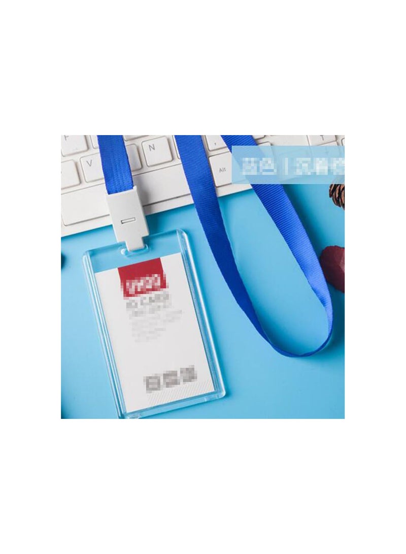 GGOOT ID Badge Card Holder Plastic Name Card Holder Pouchs for Office Conference Use Clear  - Image 4