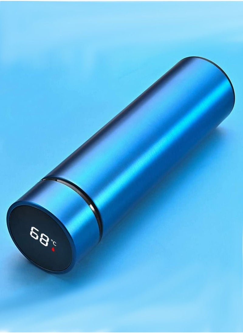 ISHWAZ - Smart Vacuum Flask And Water Bottle For Hot And Cold Drinks Keeps Your Drink Cold For 24 And Hot For 8 Hours With LED Temperature Display Stainless Steel Water Bottle Camping Flask - Image 1