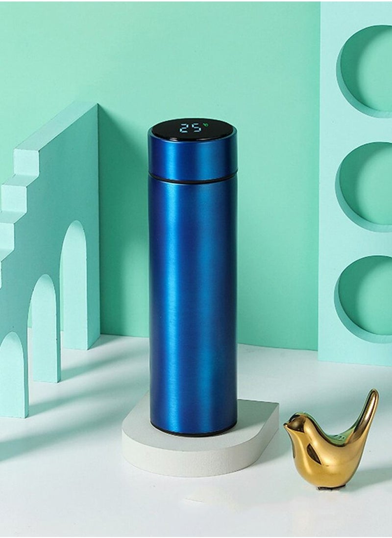 ISHWAZ - Smart Vacuum Flask And Water Bottle For Hot And Cold Drinks Keeps Your Drink Cold For 24 And Hot For 8 Hours With LED Temperature Display Stainless Steel Water Bottle Camping Flask - Image 1