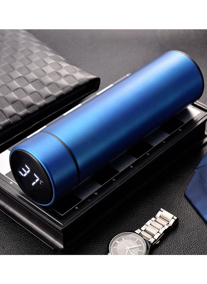 ISHWAZ - Smart Vacuum Flask And Water Bottle For Hot And Cold Drinks Keeps Your Drink Cold For 24 And Hot For 8 Hours With LED Temperature Display Stainless Steel Water Bottle Camping Flask - Image 1