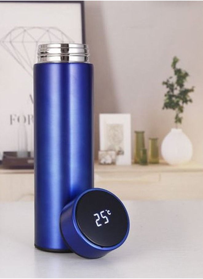ISHWAZ - Smart Vacuum Flask And Water Bottle For Hot And Cold Drinks Keeps Your Drink Cold For 24 And Hot For 8 Hours With LED Temperature Display Stainless Steel Water Bottle Camping Flask - Image 1