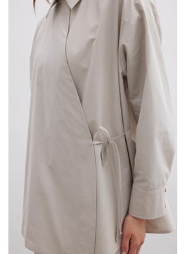Manuka Double Breasted Closure Premium Shirt Stone  - Image 2