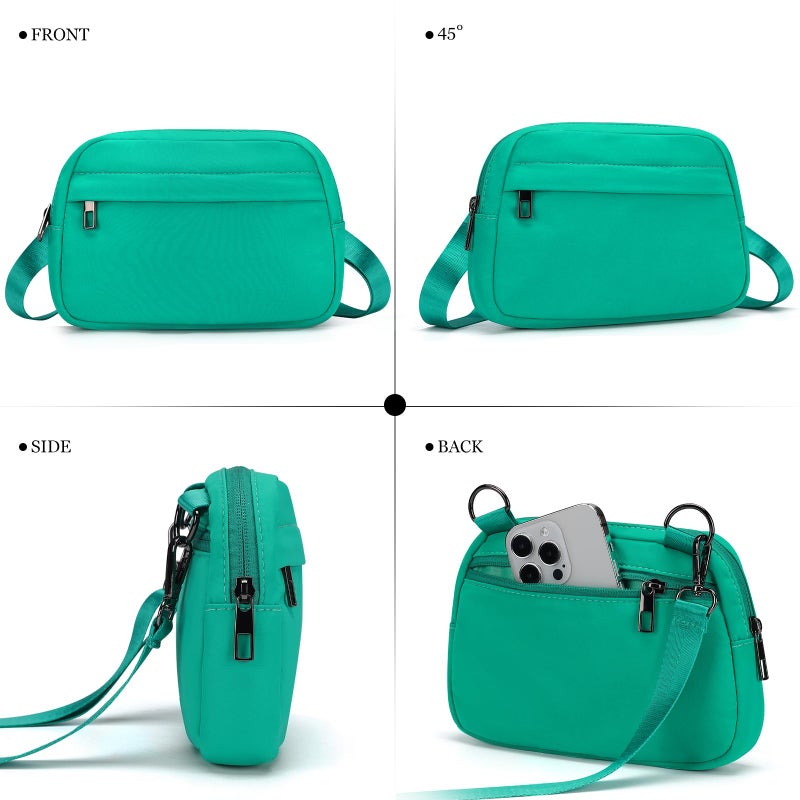 MAXTOP Small Crossbody Bags for Women with Detachable Strap Fanny Packs for Women Sling Cross Body Purse for Travel Essentials Blackish Green - Image 4