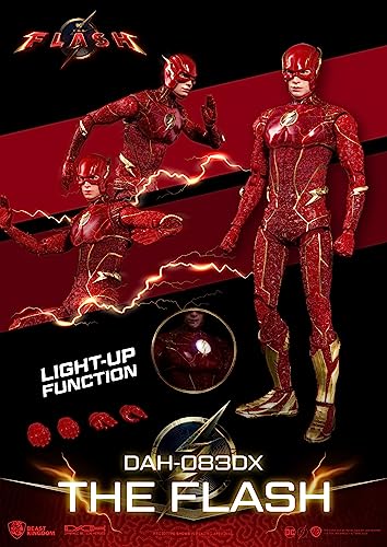 BEAST KINGDOM The Flash 2023 The Flash DAH083DX Dynamic 8ction Deluxe Action Figure - Image 5