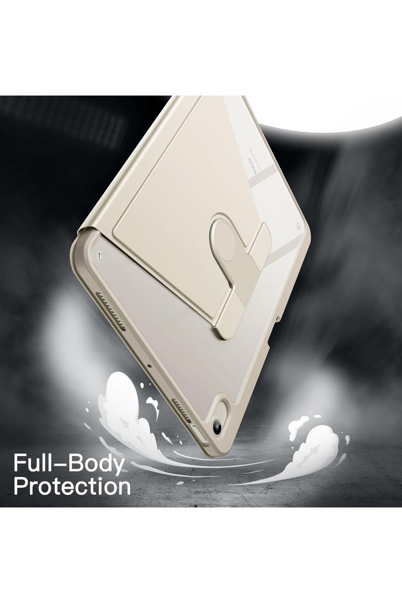 LEDIN Rotating Case for iPad Air 5 (10.9-Inch,2022) with Pencil Holder,360 Degree Rotation Protective Stand Slim Cover Clear Back, Auto Wake/Sleep (iPad Air 5) - Image 4