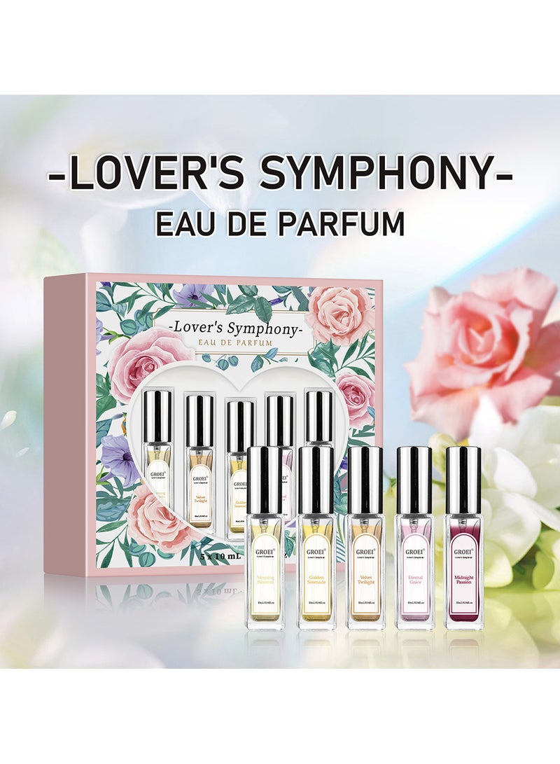 MissTiara Perfume Gift Set For Women, 5 Pcs Perfume Set Holiday Gifts for Her, Long-Lasting Fresh Floral Aromatic Fragrance,  Ladies Perfume Set For Dating,  Birthday, Gift To Girlfriend, Eau de Parfum For Women - Image 2