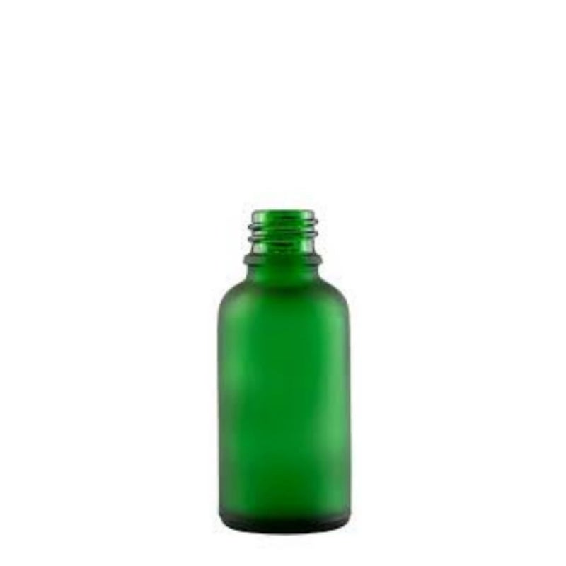 Devinez (Pack of 4) Multipurpose Refillable Green Color Frost Round Glass Bottle, 30 ml with Black Lotion Pump with Cap for Cosmetics, Serum, Essential Oils, Blends, Skin Care, Travel, Toners & DIY - Image 5