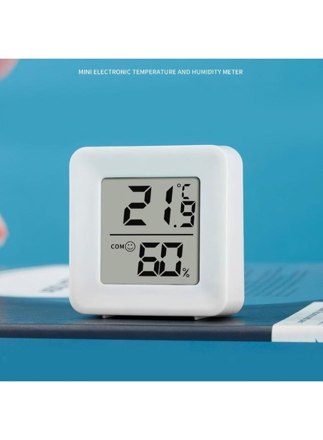 زوج من أجهزة قياس الحرارة والرطوبة الرقمية الصغيرة بشاشة LCD لمستوى الحرارة والرطوبة داخل الغرفة - Image 3