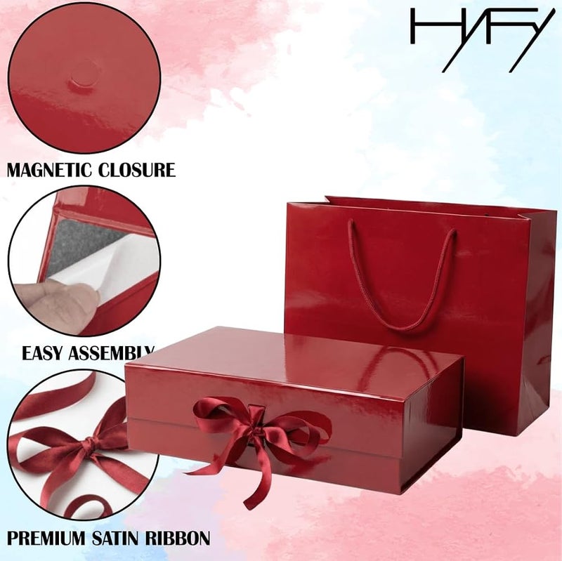 HYFY Gift boxes & Bags Red - Image 2