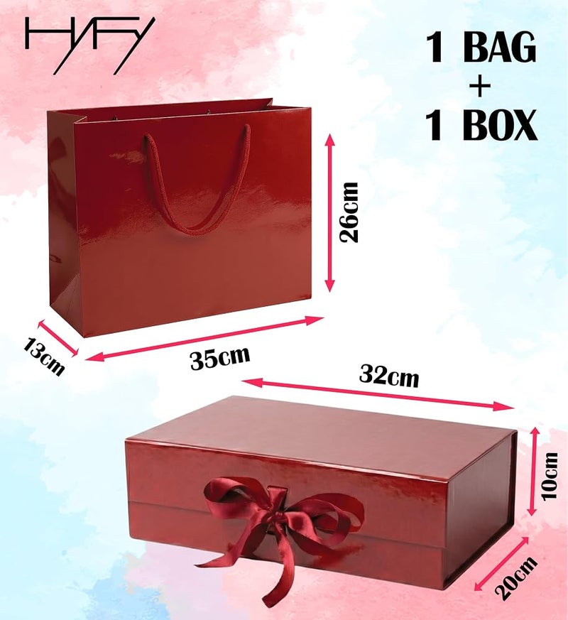 HYFY Gift boxes & Bags Red - Image 3