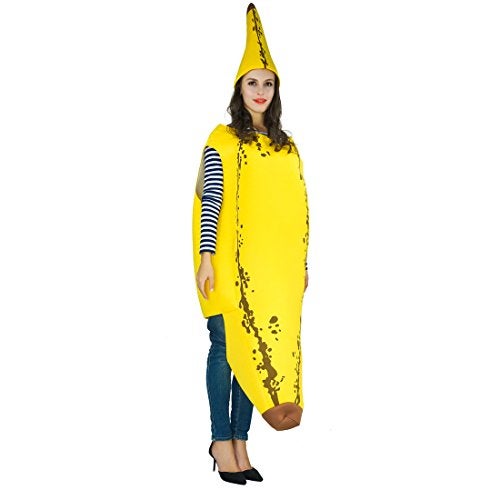 KalcyKizz Adult's Banana Costumes Onesize - Image 1