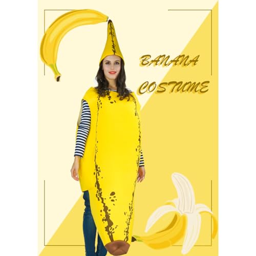 KalcyKizz Adult's Banana Costumes Onesize - Image 4