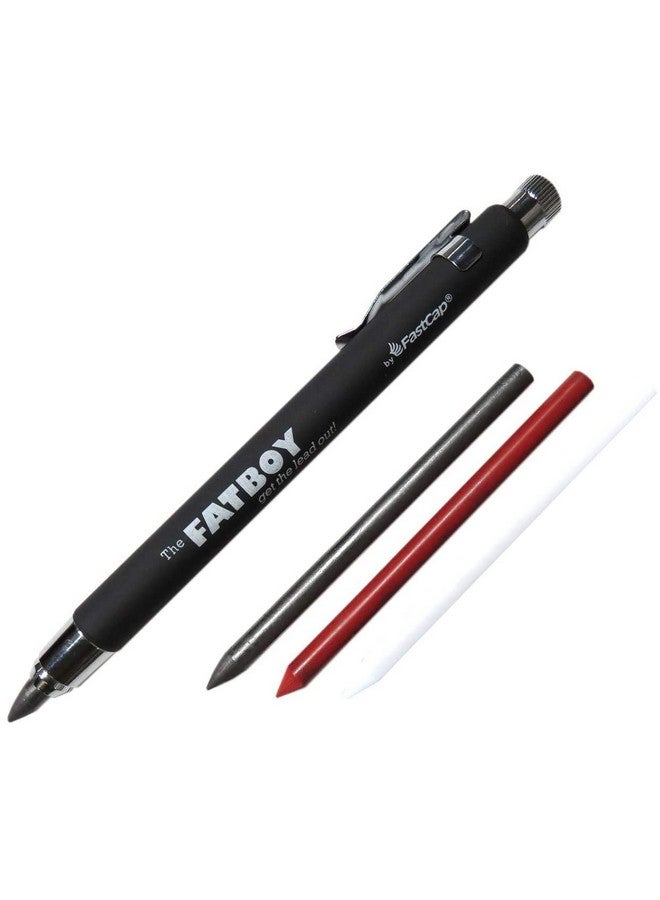 Fastcap Fatboy Mechanical Carpenter Pencil With Eraser & Clip - Perfect For Architecture Supplies And Construction Tools For Home Improvement - 5.5 Mm Lead - 80768 - Image 4