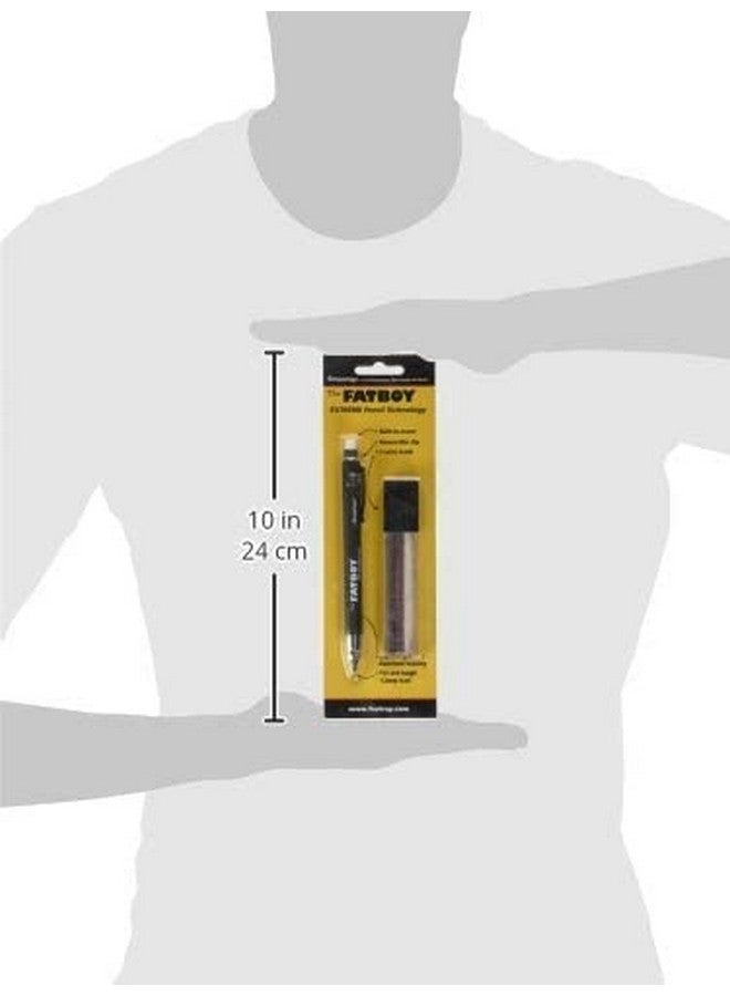Fastcap Fatboy Mechanical Carpenter Pencil With Eraser & Clip - Perfect For Architecture Supplies And Construction Tools For Home Improvement - 5.5 Mm Lead - 80768 - Image 3
