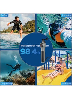 TELESIN 33inch Underwater Selfie Stick, with Bluetooth Remote Control, Waterproof & Extendable, 1 Hour Charging Time, 21 Hours Shooting for Diving Surfing Snorkeling, for Gopro Hero 12 11 10 9 8  - Image 4