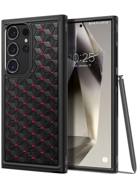 Cryo Armor for Samsung Galaxy S24 ULTRA Case Cover with [ArcticFlow Tech] - Cryo Red