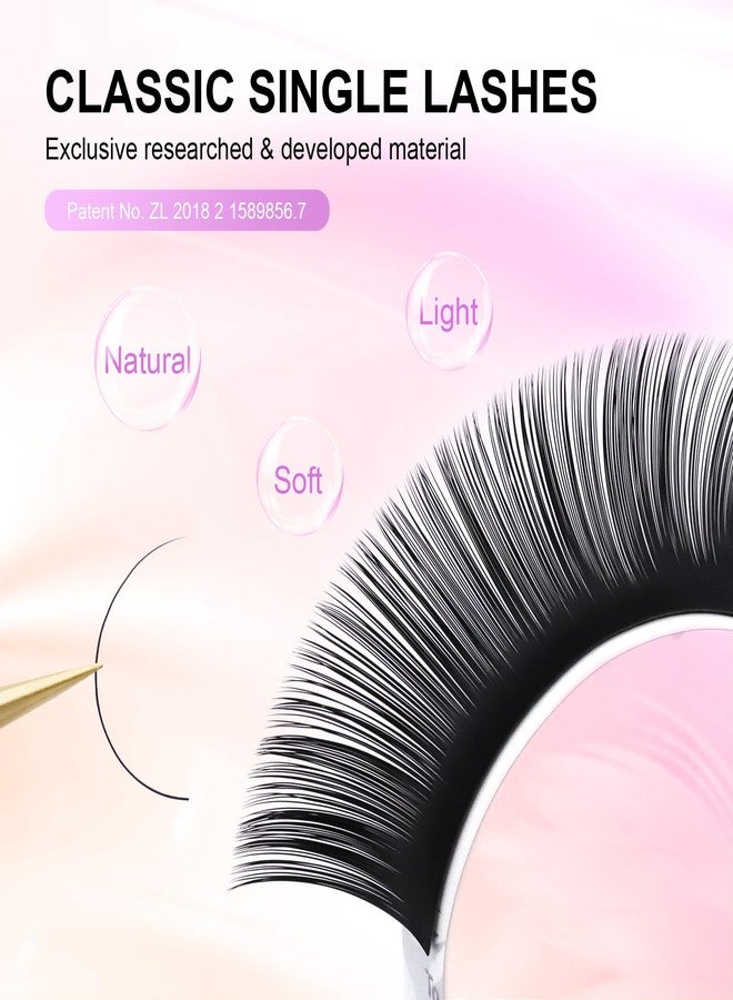 NAGARAKU Eyelash Extensions Individual Lashes 0.20mm J curl 7-15mm Mix Tray Classic Matte Black Natural Faux Mink 16 rows - Image 2